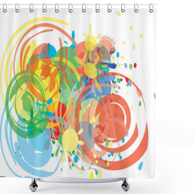 Personality  Holidays Abstract Pattern Shower Curtains