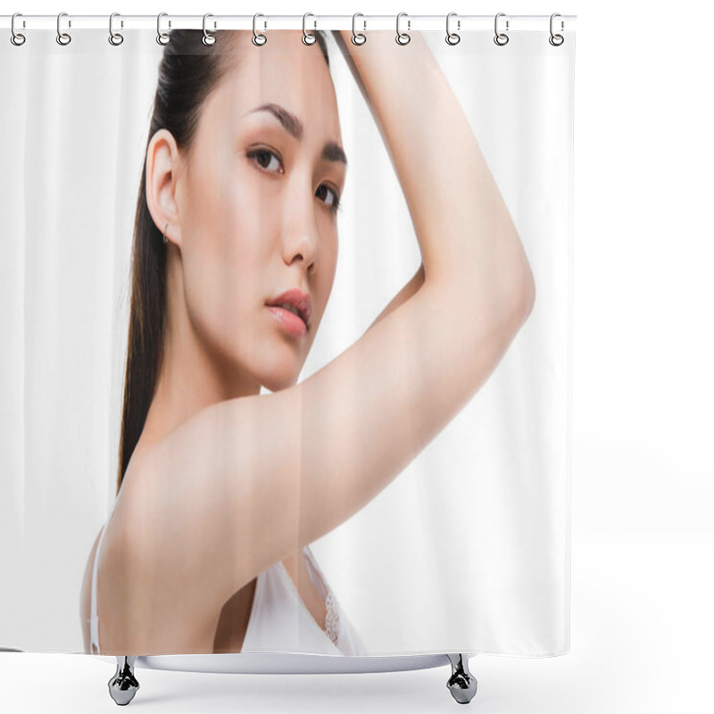 Personality  Tender Asian Girl Shower Curtains