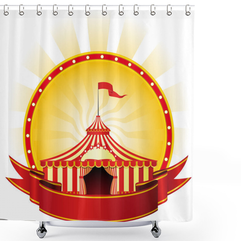 Personality  Circus Poster Shower Curtains