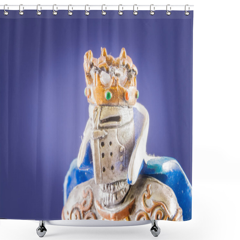 Personality  Small Medieval Knight Shower Curtains