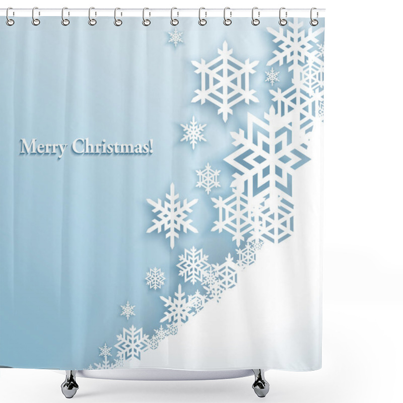 Personality  Abstract Christmas Background Shower Curtains