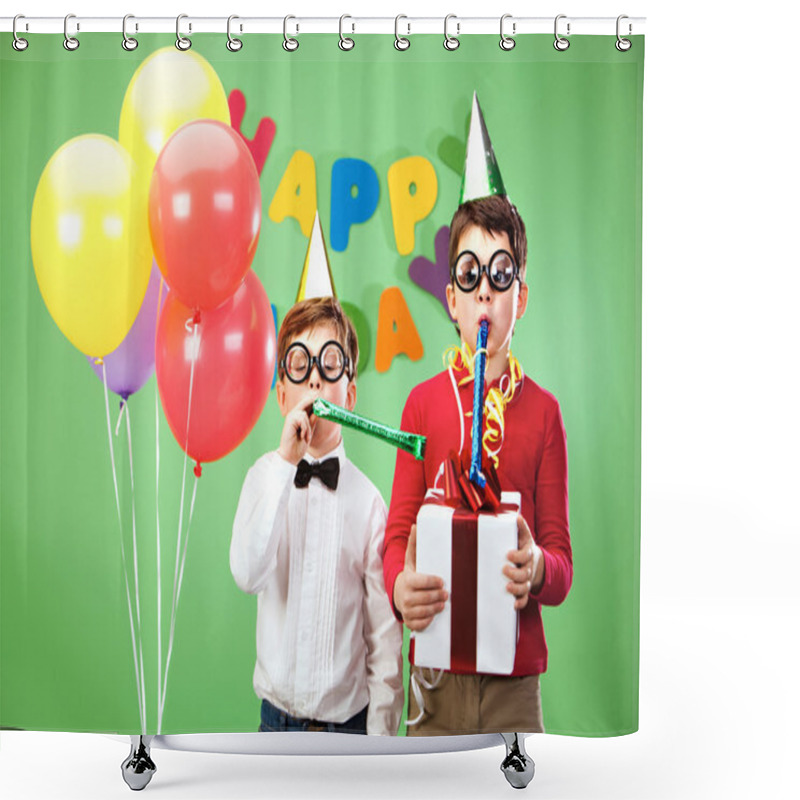 Personality  Birthday Fun Shower Curtains