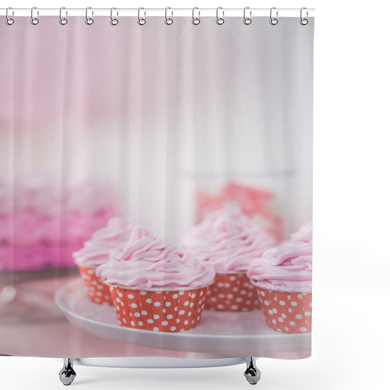 Personality  Sweet Corner Of A Birthday Party Shower Curtains