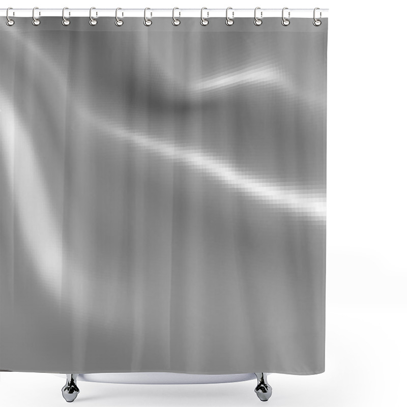 Personality  Abstract Metallic Background Shower Curtains