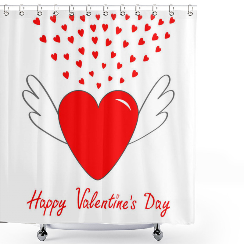 Personality  Happy Valentines Day Shower Curtains