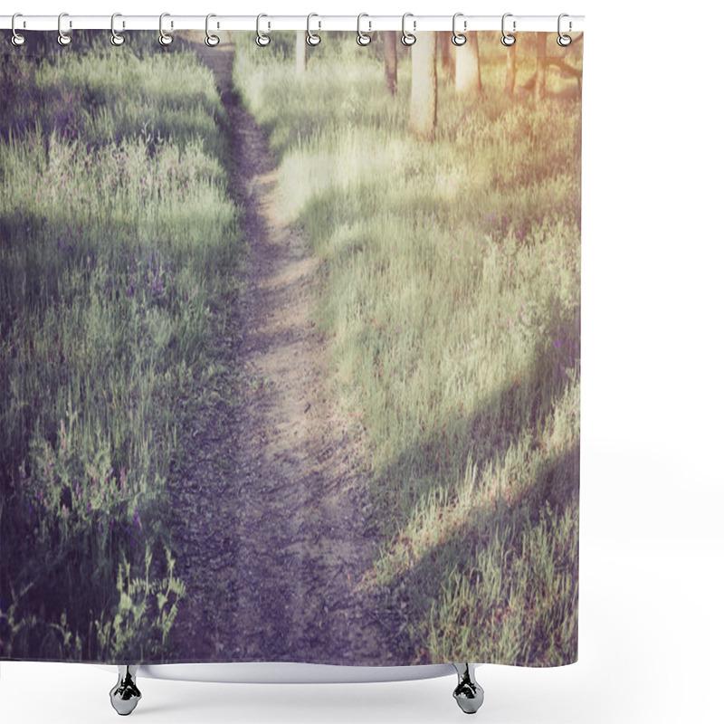 Personality  Beautiful Nature As Background Shower Curtains