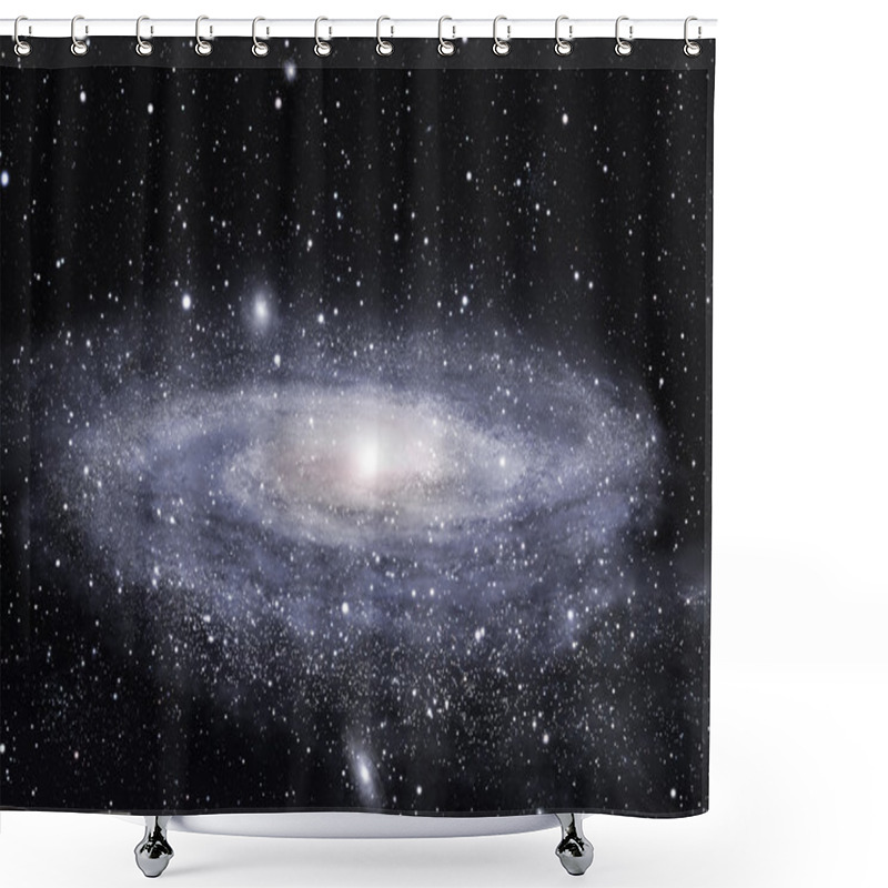 Personality  Far Galaxy Shower Curtains