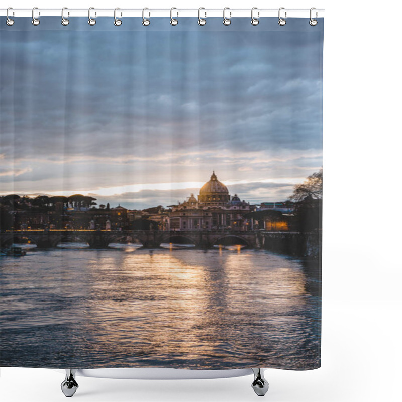 Personality  Sunrise Shower Curtains