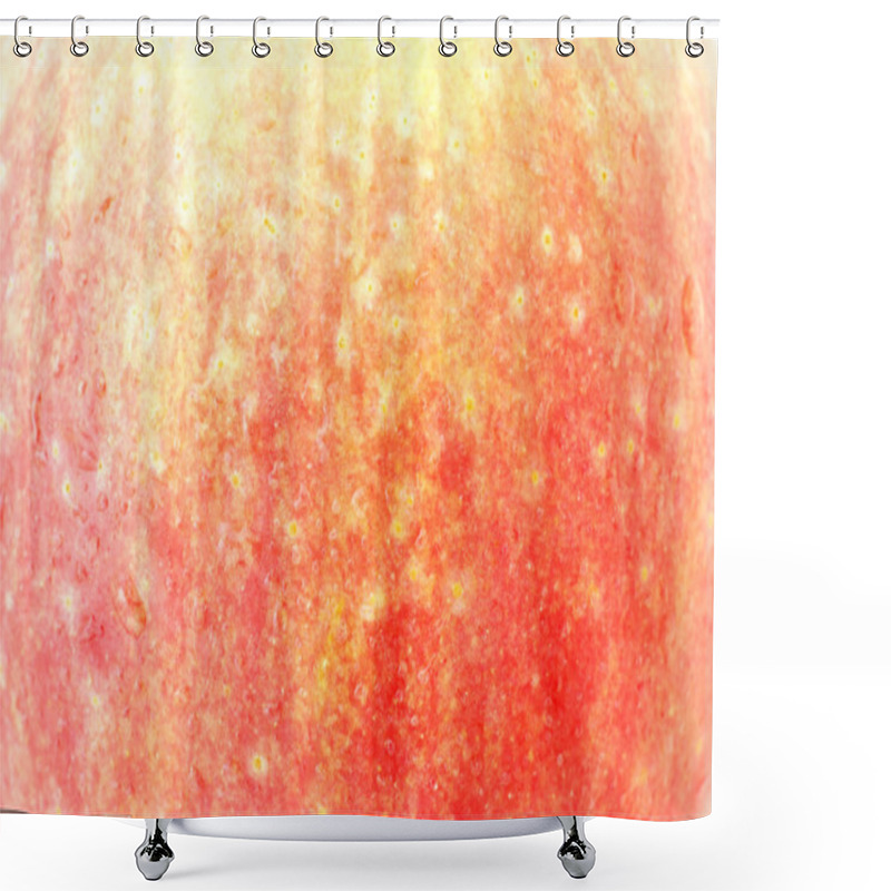 Personality  Red Apple Skin Texture Shower Curtains