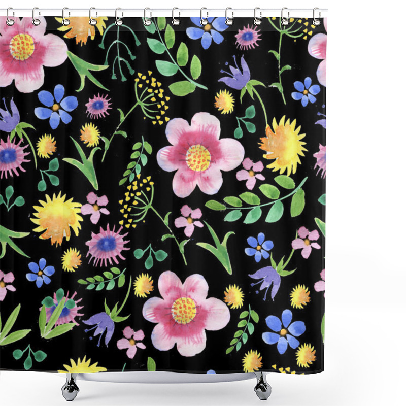 Personality  Beautiful  Pattern  Flowers Shower Curtains