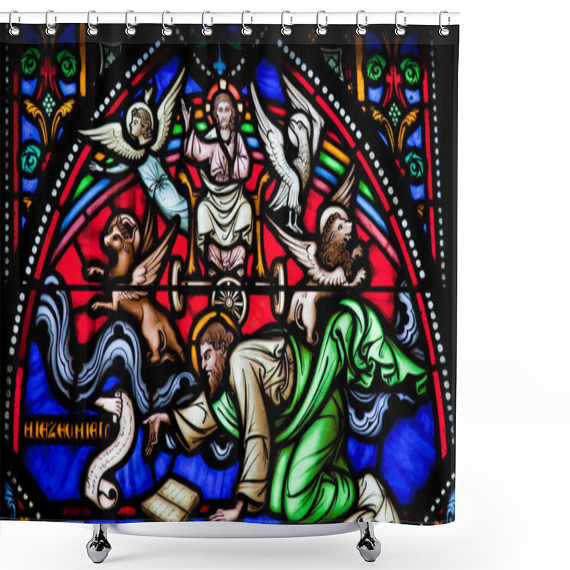 Personality  Prophet Ezekiel Shower Curtains