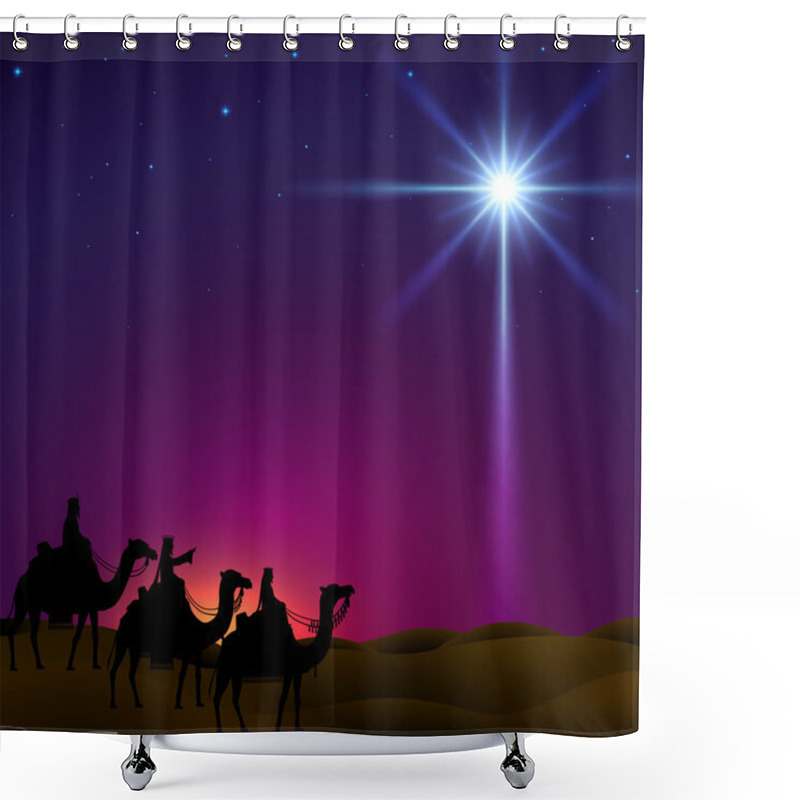 Personality  Three Wise Men Shower Curtains