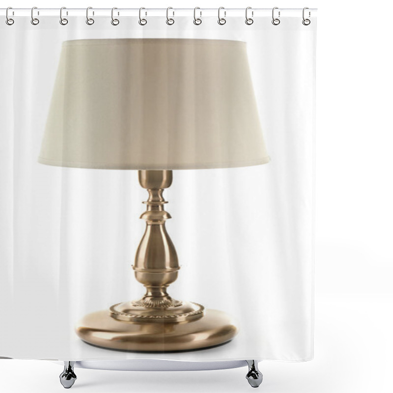 Personality  Table Lamp Isolated  Shower Curtains