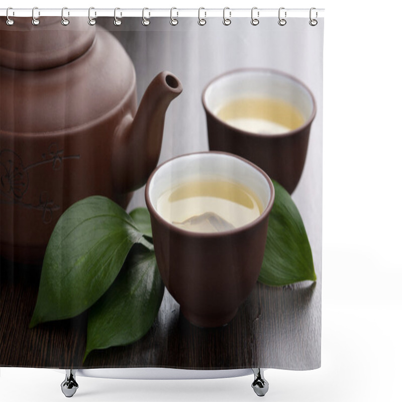 Personality  Green Tea Shower Curtains