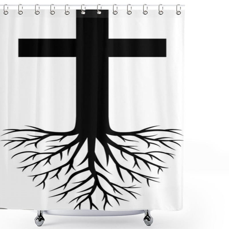 Personality  Deep Rooted Religion Shower Curtains