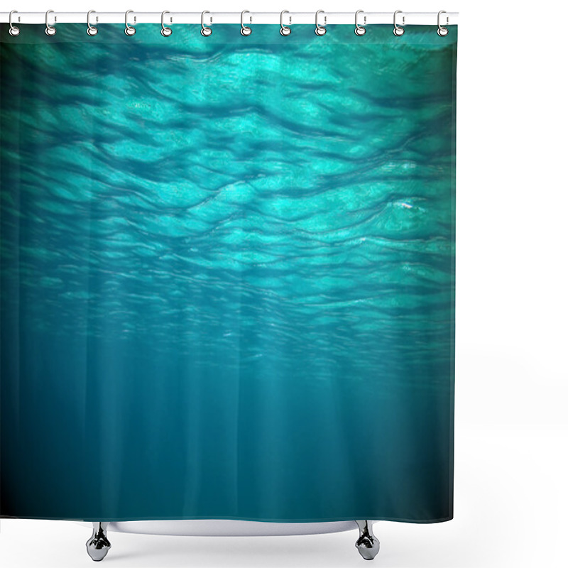 Personality  Ocean View Beneath Surface Shower Curtains