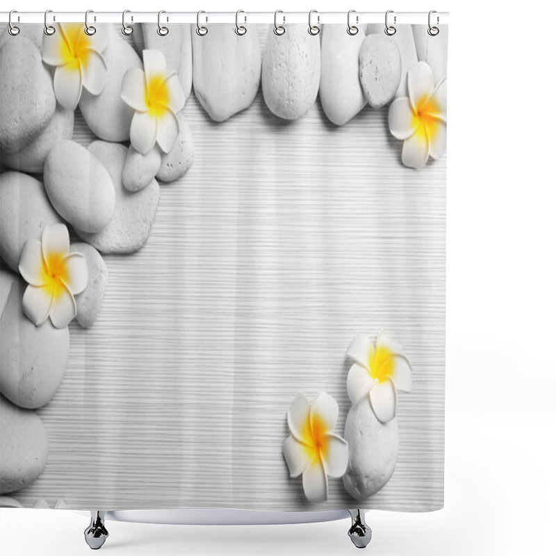 Personality  Beautiful Spa Composition Shower Curtains