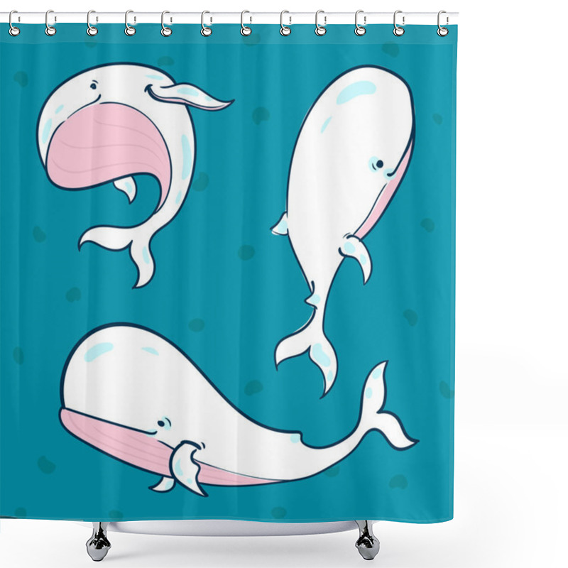 Personality  Print Vector Shower Curtains