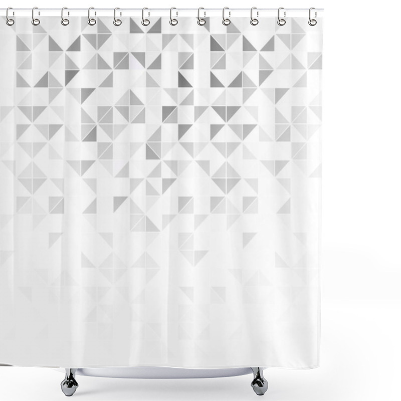 Personality  Abstract Geometric Background. Shower Curtains