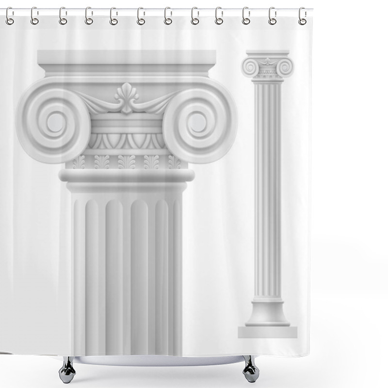 Personality  Roman Column Shower Curtains