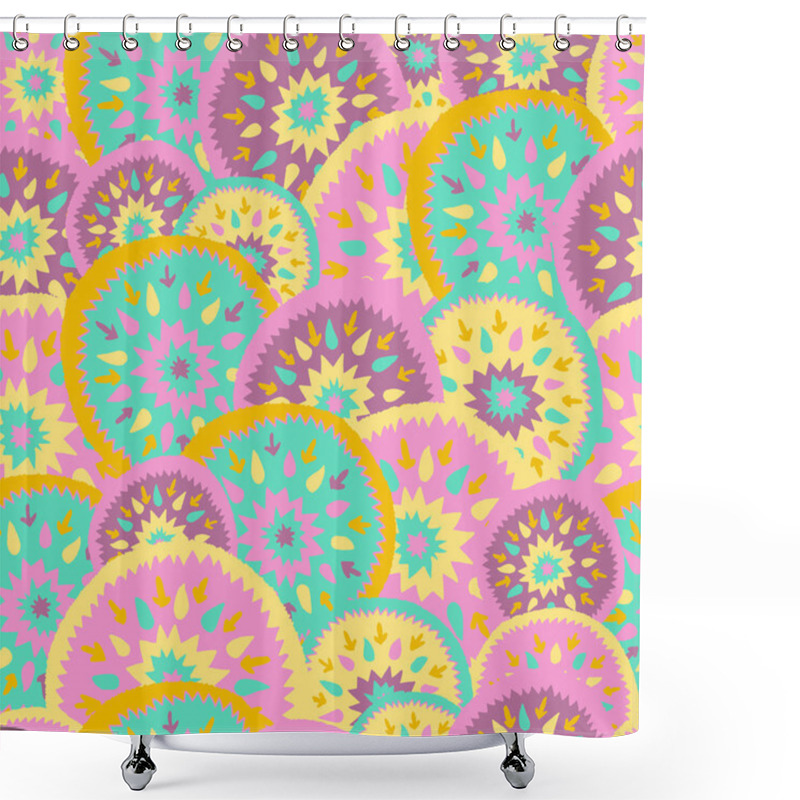 Personality  Pastel Seamless Pattern Shower Curtains