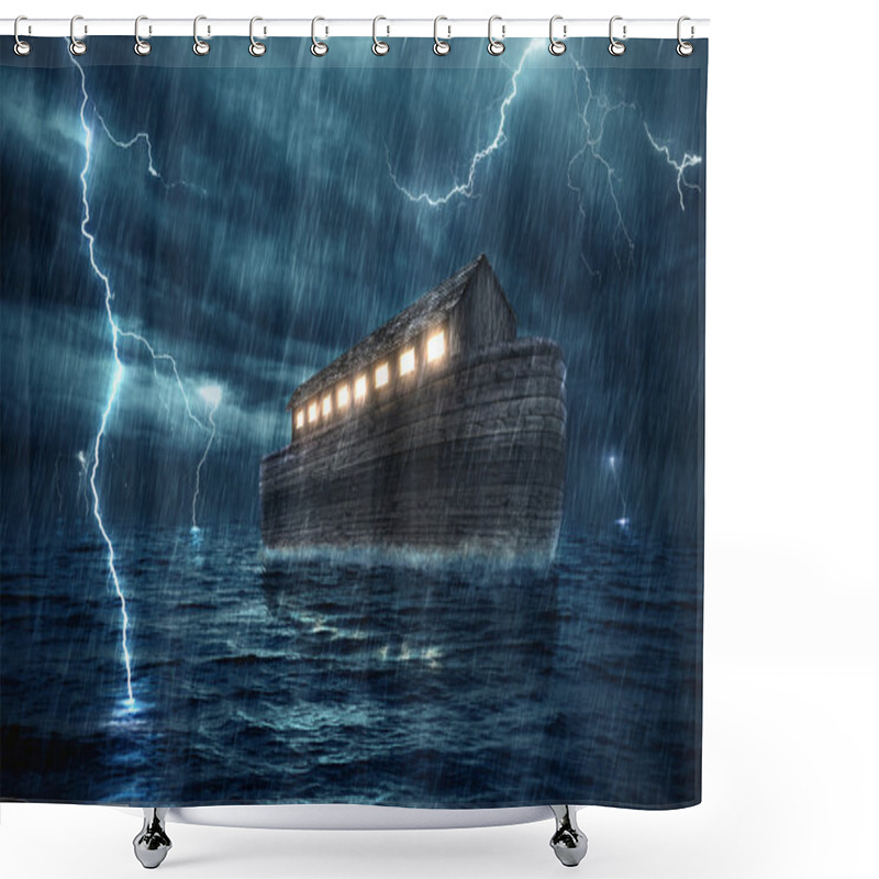 Personality  Noahs Ark Shower Curtains