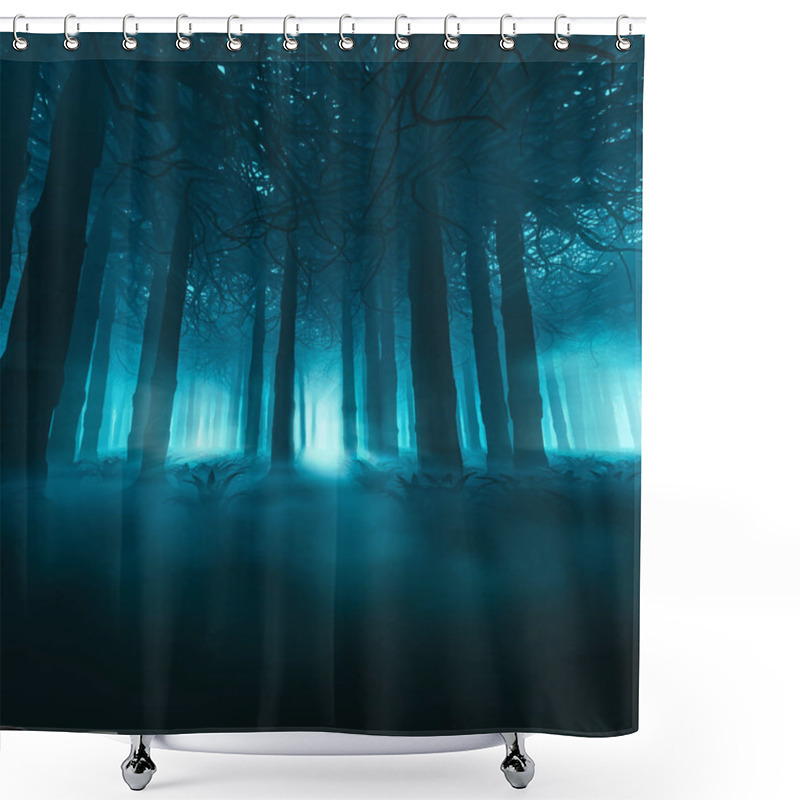 Personality  Spooky Forest Concept Shower Curtains