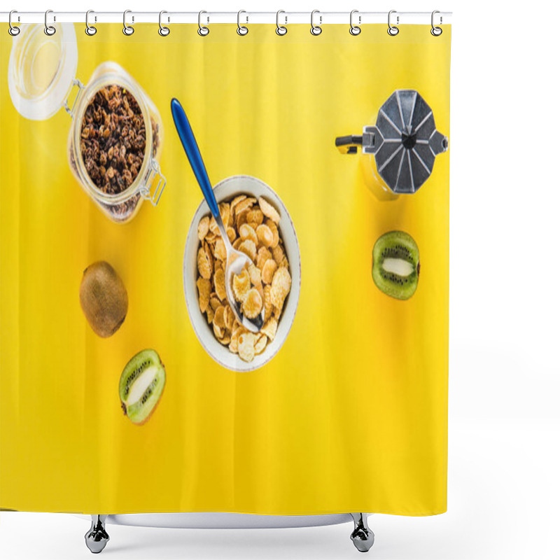 Personality  Tasty Healthy Breakfast  Shower Curtains