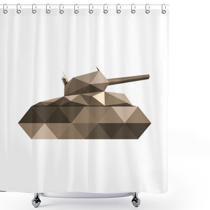 Personality  Origamil Tank Shower Curtains