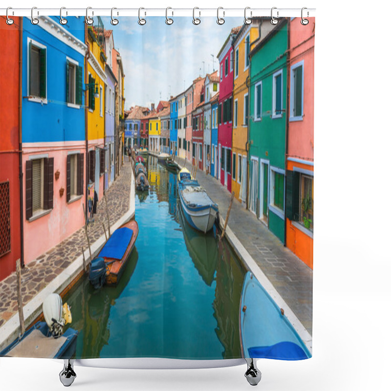 Personality  Burano Island, Venice Lagoon, Italy Shower Curtains