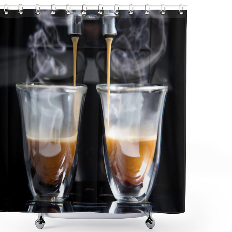 Personality  Espresso Shower Curtains