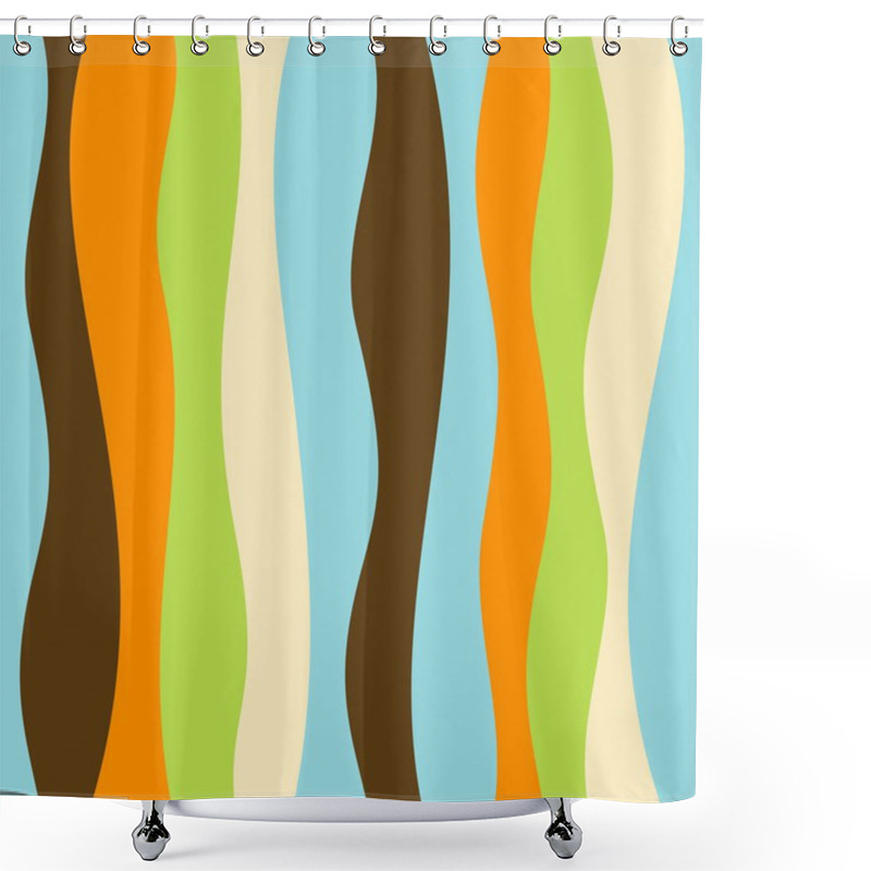 Personality  Seamless Abstract Background Shower Curtains