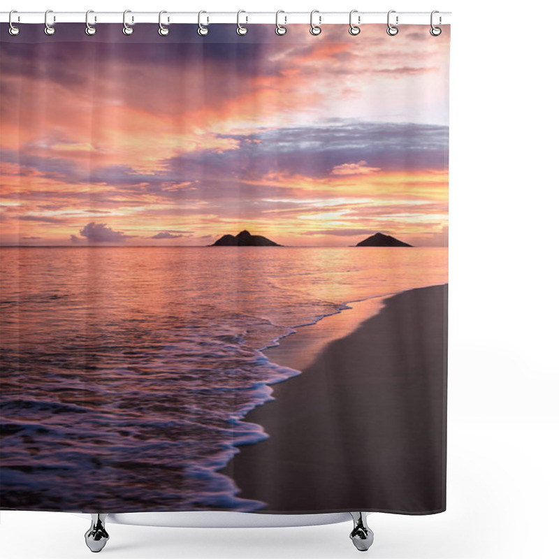 Personality  Sunrise At Lanikai Beach Shower Curtains