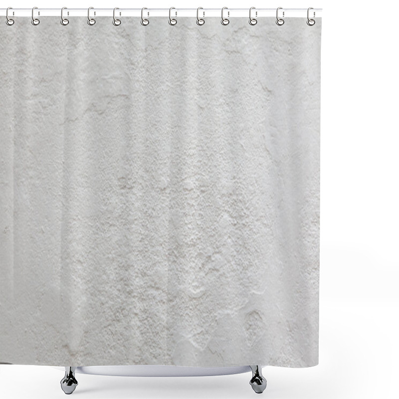 Personality  White Stucco Wall Shower Curtains