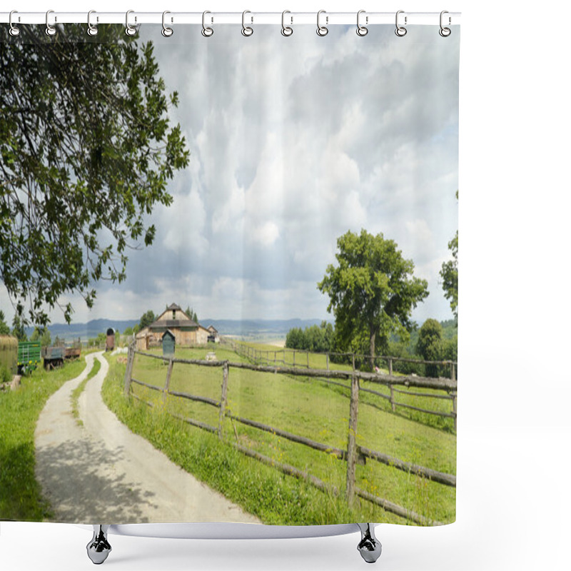 Personality  Countryside Landscape Shower Curtains