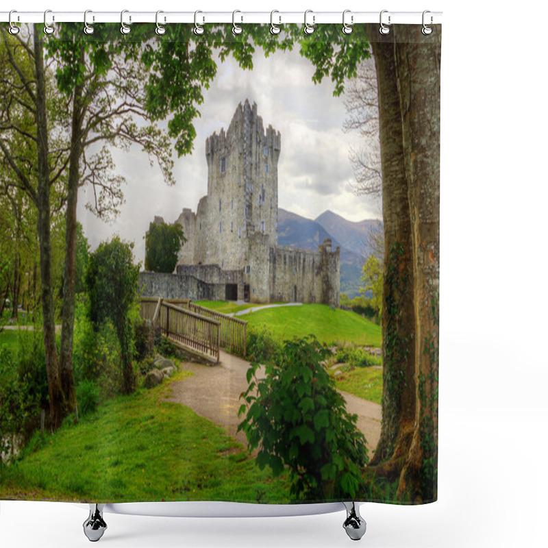 Personality  Ross Castle Near Killarney Shower Curtains