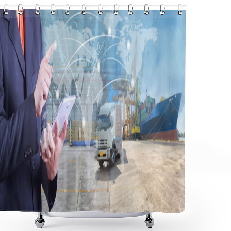 Personality  Hand Hold Digital Tablet Calculat Value Industrial Container Car Shower Curtains