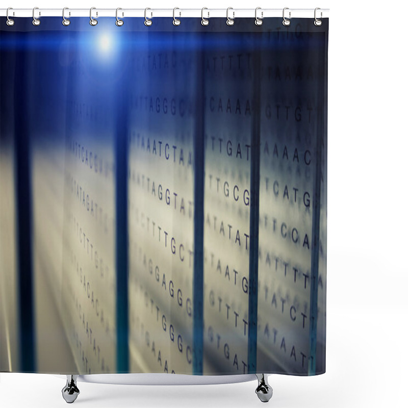 Personality  Abstract Information Lines Shower Curtains