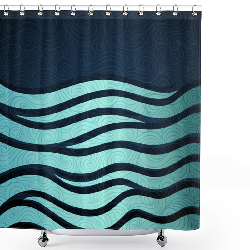 Personality  Summer Banner Shower Curtains