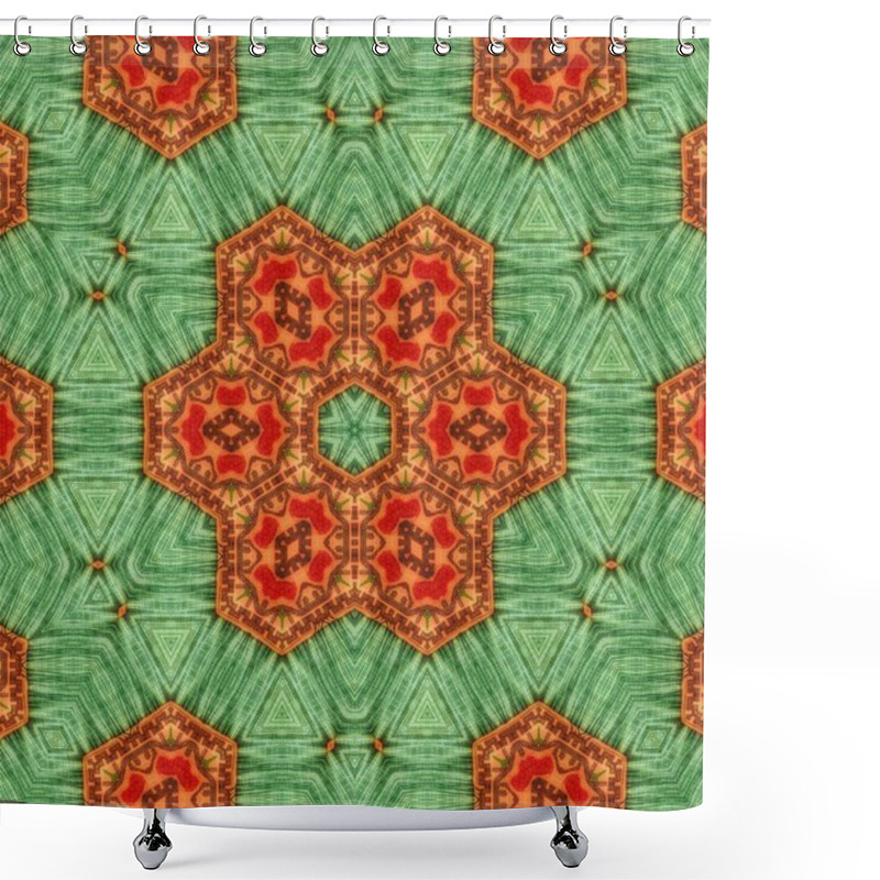 Personality  Abstract Trendy Background Design. Turkish Fashion For Floor Tiles And Carpet. Arabesque Ethnic Rugs Texture. Geometric Stripe Ornament Cover Photo. Repeated Pattern Design For Moroccan Textile Print Shower Curtains