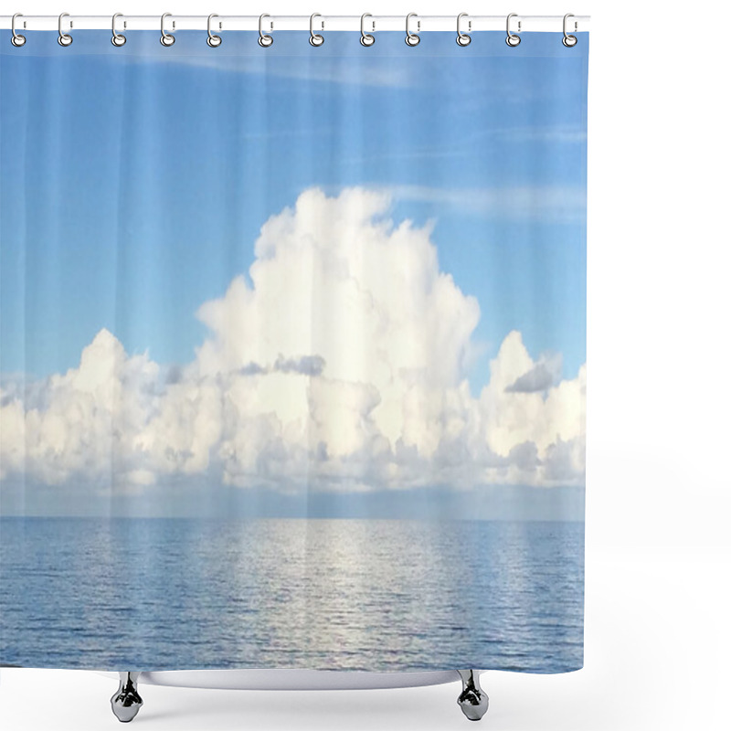 Personality  Clouds Over The Sea Shower Curtains