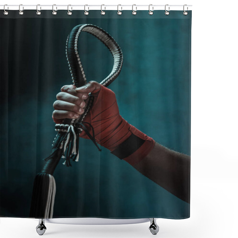 Personality  Athlete Holding Mongkhon  Shower Curtains