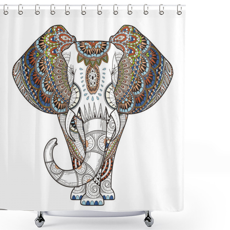 Personality  Graceful Elephant Shower Curtains