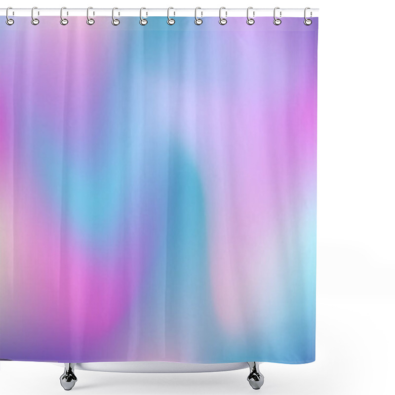 Personality  Modern Gradient Backdrop. Futuristic Holographic Gradient Mesh Background For Presentations, Posters,ads, Banners, Brochures, Websites. Shower Curtains