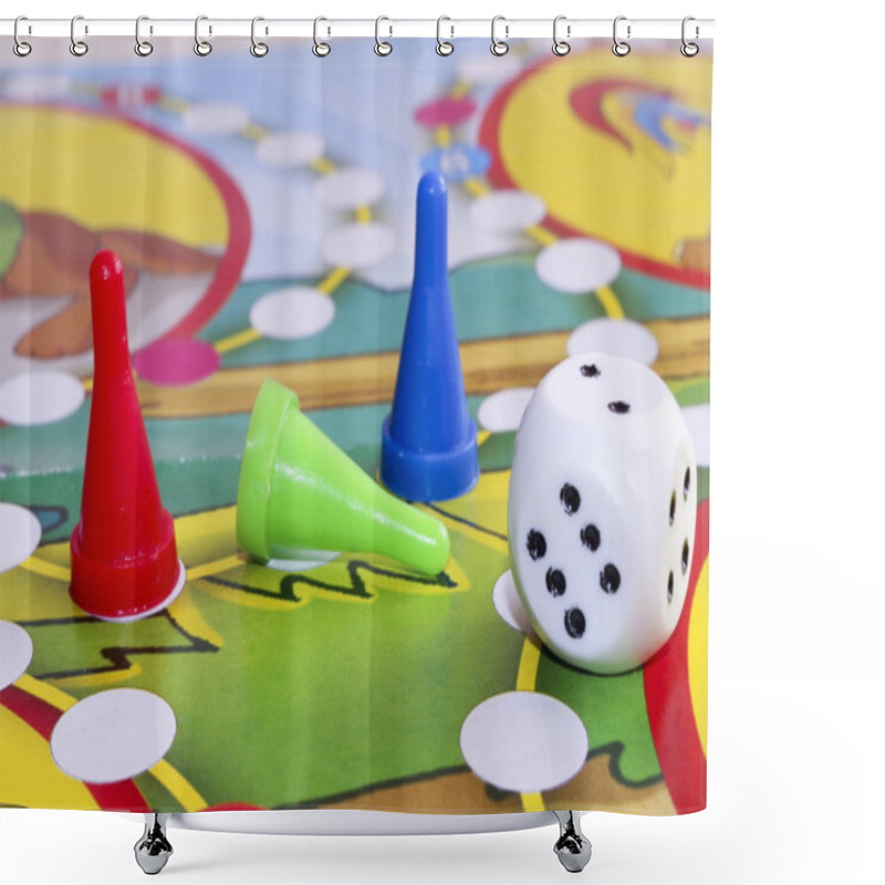 Personality  Plastic Chips For Table Games Children. Shower Curtains