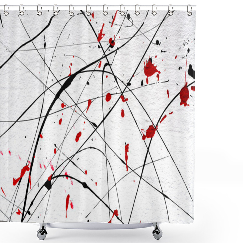 Personality  Abstract Painting Shower Curtains