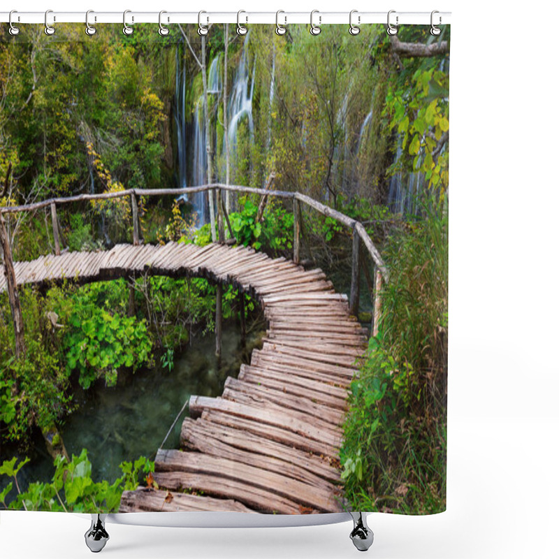 Personality  Waterfalls Of Plitvice National Park Shower Curtains