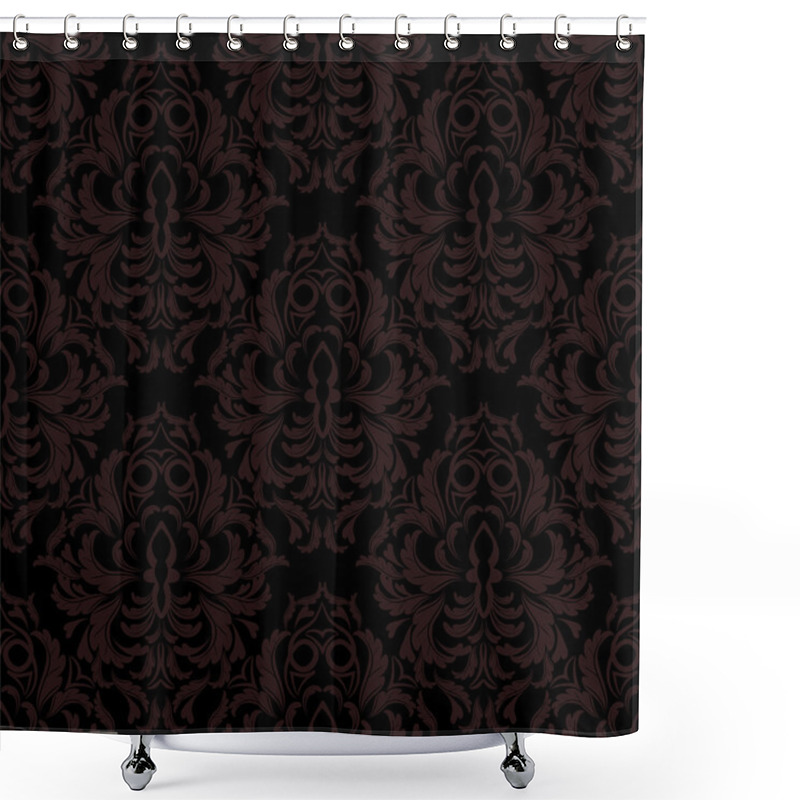 Personality  Damask Background Shower Curtains