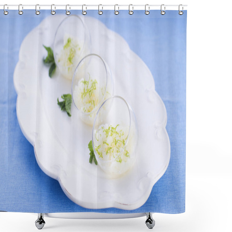 Personality  Melon Granite  Shower Curtains