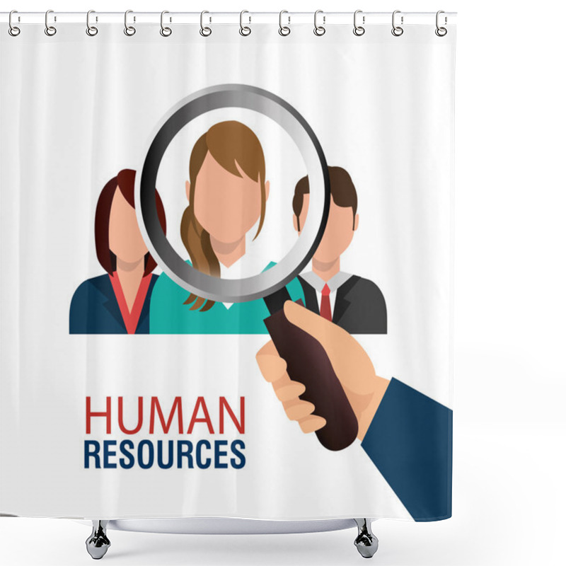 Personality  Human Resources Design. Shower Curtains